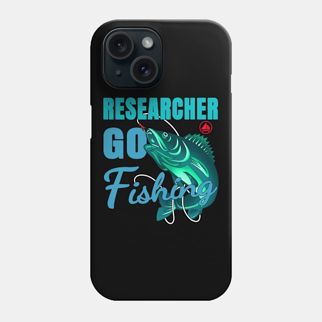 Researcher Go Fishing Phone Case by jeric020290