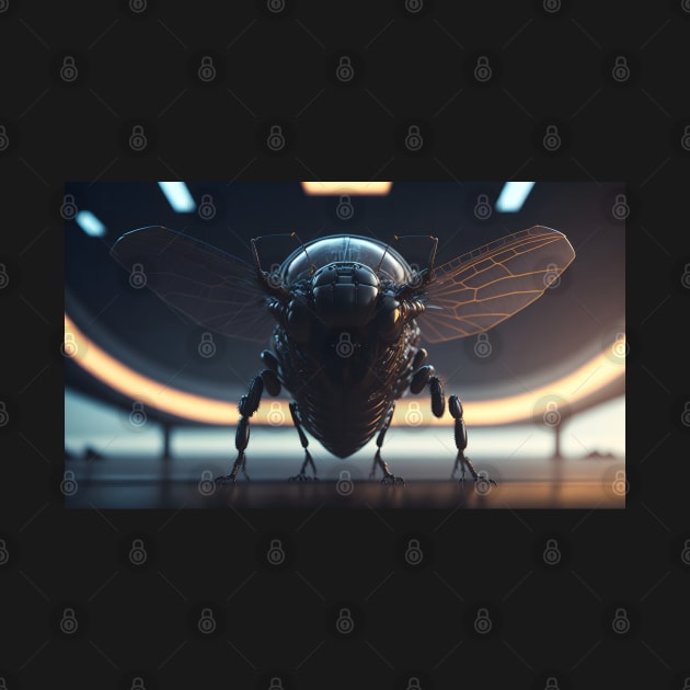 Insect robot with cinematic light by WODEXZ