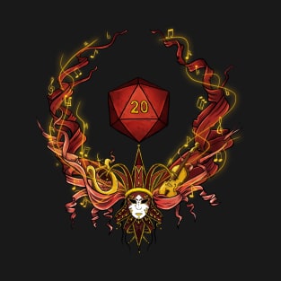 DnD bard symbol - red T-Shirt