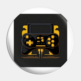 Retro Gamer T-shirt T-Shirt Pin