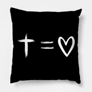 Love Equation 1 John 4:10 God Sent Jesus For Us Pillow