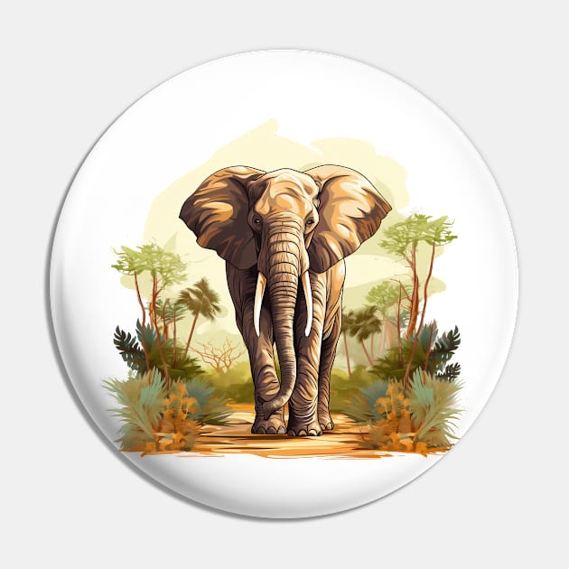 I Love Elephants Pin by zooleisurelife