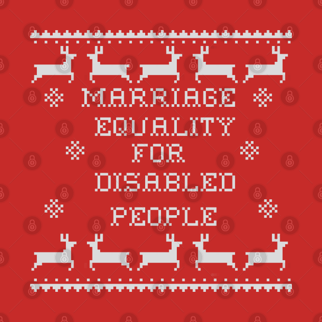 Marriage equality ugly holiday sweater by Dissent Clothing