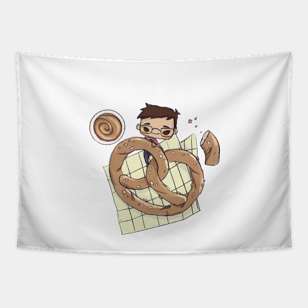 Pretzels anyone? Tapestry by shopfindingbeni