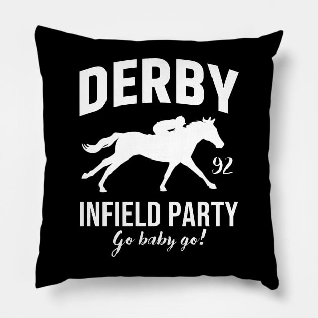 The Derby Infield Party Go Baby Go Pillow by Zimmermanr Liame