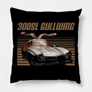 Mercedes 300SL Gullwing 1954 Awesome Automobile Pillow