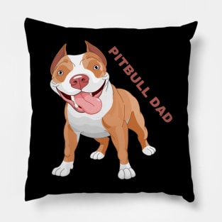 Pitbull Dad Pillow