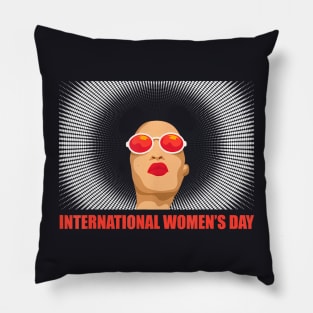 International Womens Day March 8 Pillow