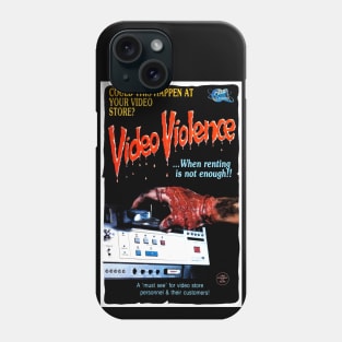 Video Violence VHS (1987) Phone Case