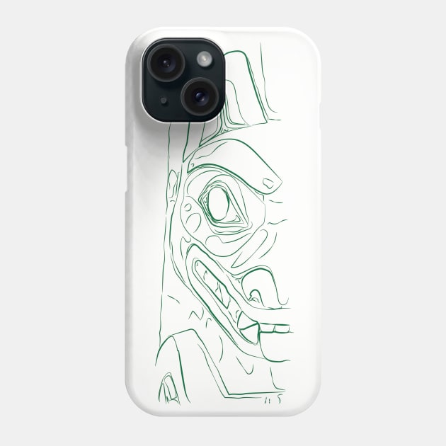 Xu Dog (brush) Phone Case by rikarts