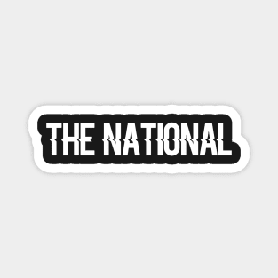 The National Band Logo Lettering Magnet