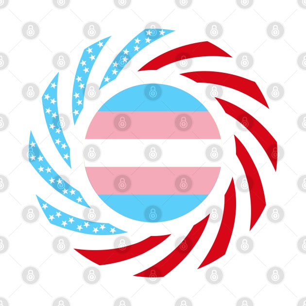 Rainbow Murican Patriot Flag Series (Blue, Pink & White) by Village Values