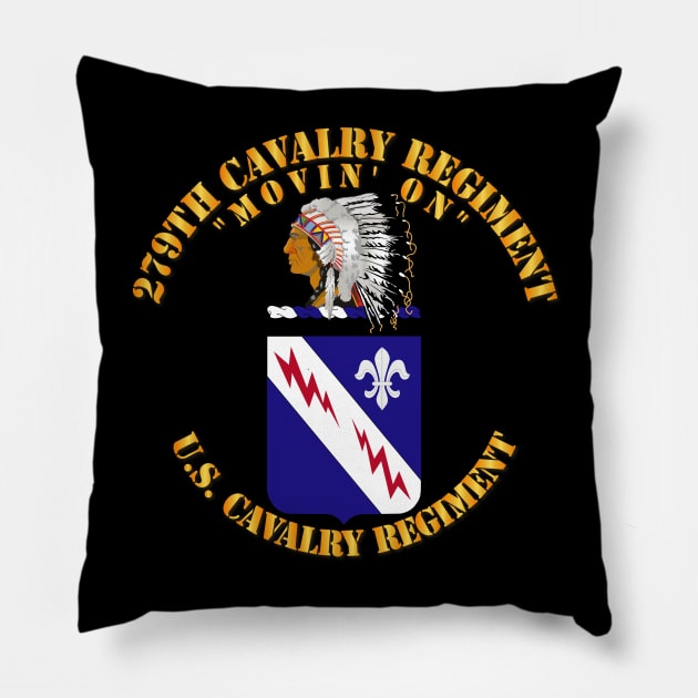 279th Cavalry Regiment - COA Pillow by twix123844