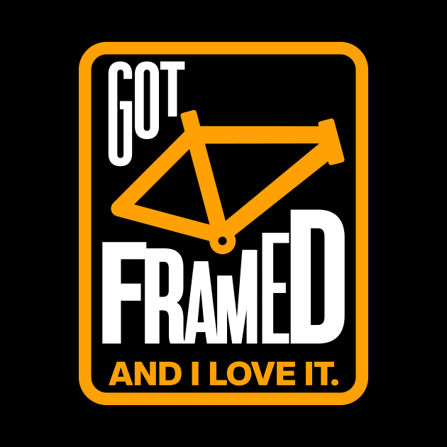 Got Framed Funny Bicycle Design by silly bike