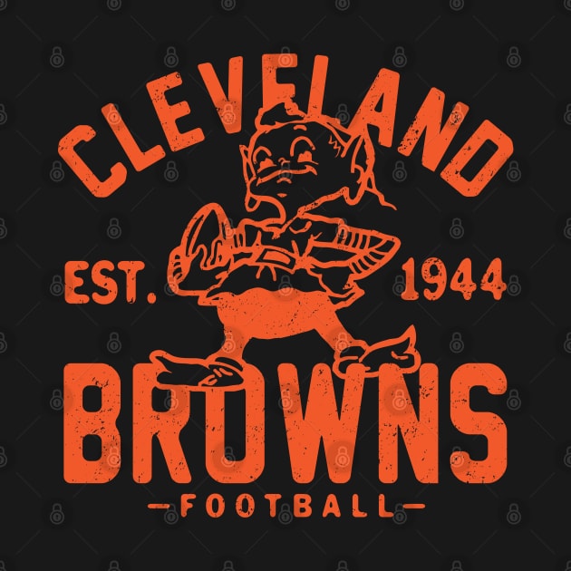 Retro Cleveland Browns 1 by Buck Tee by Buck Tee