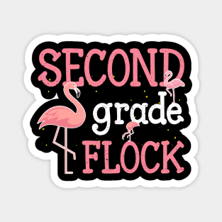 Flamingo 2nd Second Grade Back To School Magnet