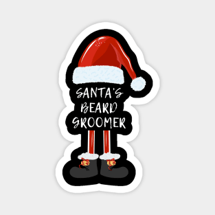 Santa's Beard Groomer | Christmas Humor Magnet