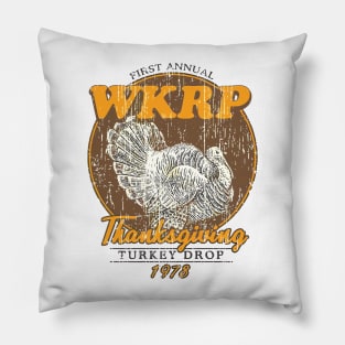 Thanksgiving 1978 Retro Pillow