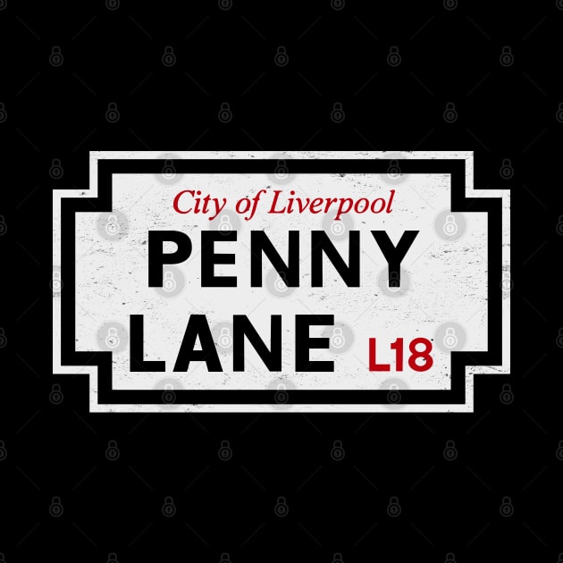 Vintage Penny Lane Street Sign by TwistedCharm