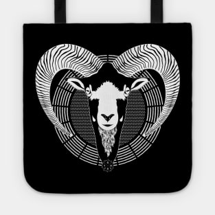 Patterned Goats Head Tote