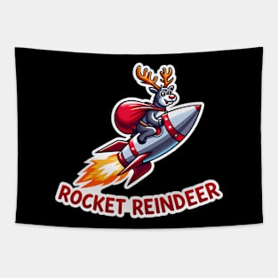 Rocket Reindeer - A Space Adventure Tapestry