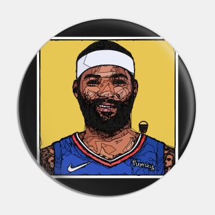 Demarcus Cousins Geometric Art Pin