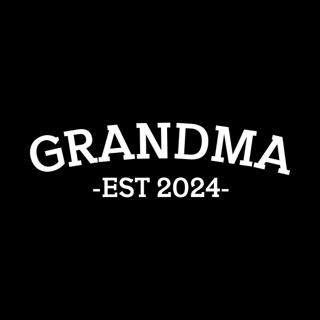 First-Time Grandma 2024 Tee - Celebratory Grandparent Shirt by DefineWear