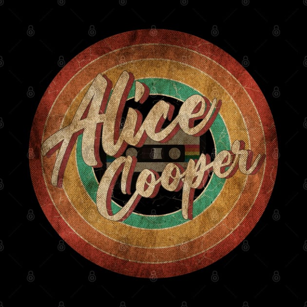 Alice Cooper Vintage Circle Art by antongg