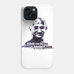 Gandhi quote Phone Case