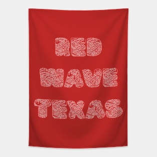 Red Wave Texas Tapestry