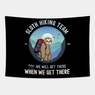 Sloth Hiking Sloth Hiking Team Tapestry