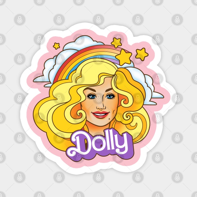 Dolly Doll Magnet by harebrained