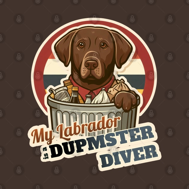 Dumpster diver Labrador by k9-tee