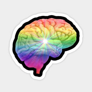 Luminescent Colorful Creative Rainbow Mind Magnet