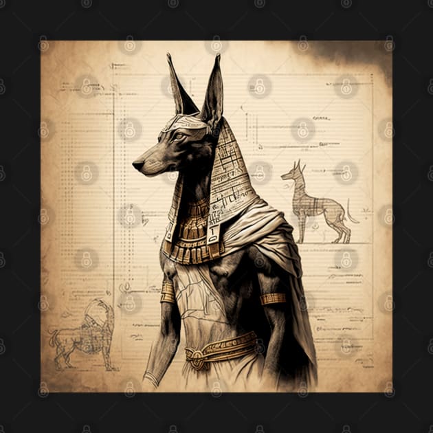 Egyptian Gods - Anubis by Buff Geeks Art