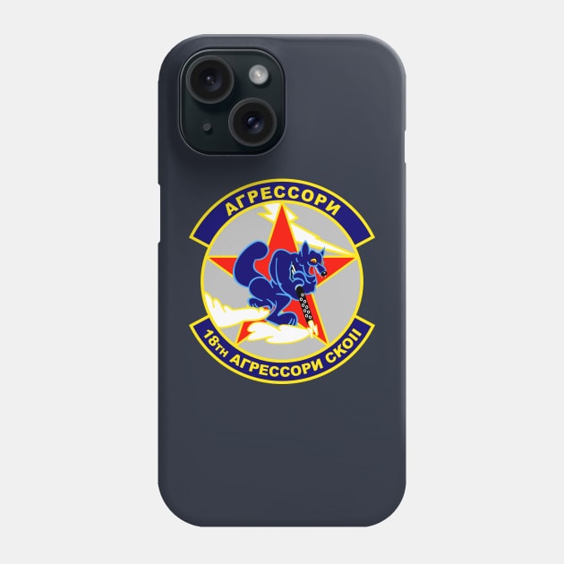 18th Aggressor Squadron Blue Foxes Phone Case by MBK