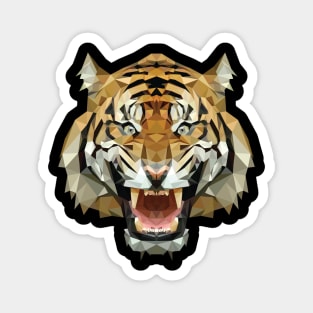 tigers lowpoly art Magnet