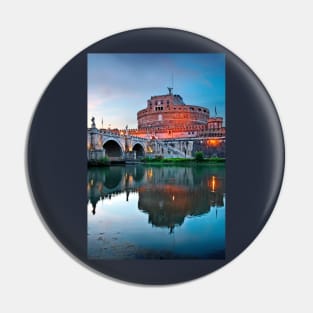 Castel Sant'Angelo & Tiber river Pin