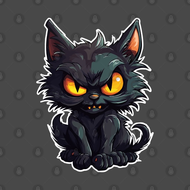 Baby Black Cat by VelvetRoom