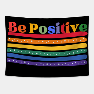 Rainbow - Be Positive Tapestry