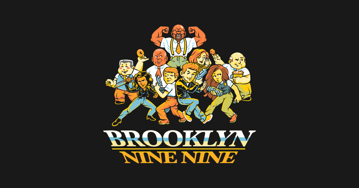 Brooklyn Nine Nine T-Shirt Herren - Streetwear Style Mit UPF 50+