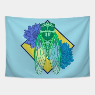 Colorful Cicada Tapestry