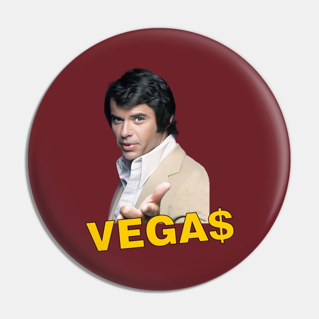 Vegas - Robert Urich - 70s Cop Show Pin by wildzerouk