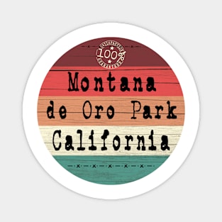 Montana de Oro Park California retro Magnet