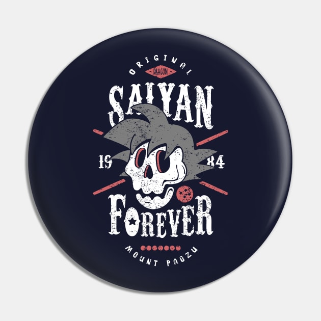 Saiyan Forever Pin by Olipop