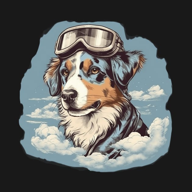 Aviator dog by GreenMary Design