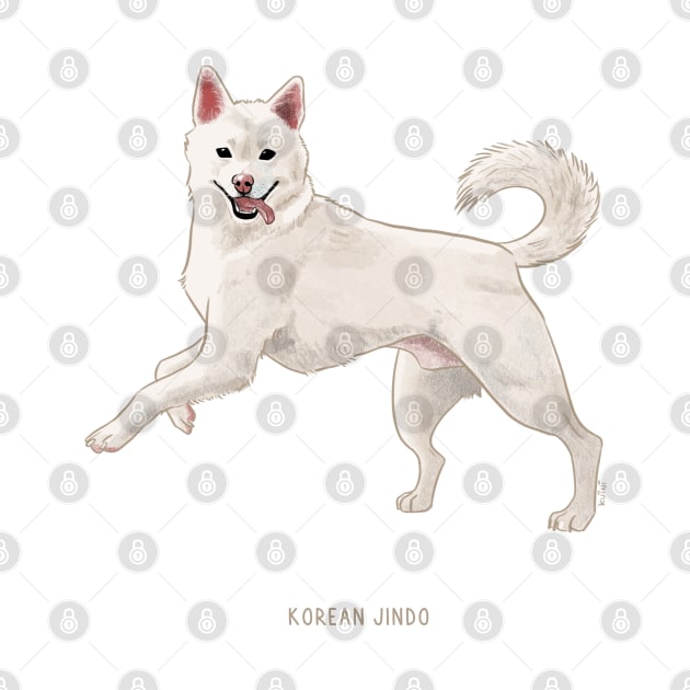 cute korean jindo dog by kuinif