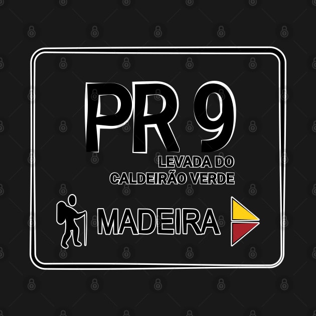 Madeira Island PR9 LEVADA DO CALDEIRÃO VERDE logo by Donaby
