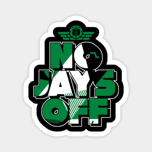 Jay All Day Lucky Green Retro Sneaker Magnet
