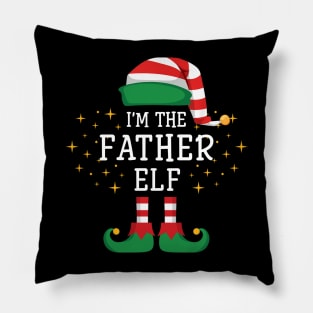 I'm The Father Elf Matching Family Christmas Pajama Pillow